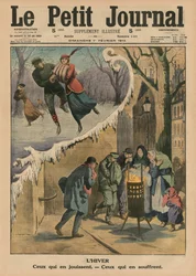 Winter, those who enjoy it, those who suffer from it, front cover illustration from 